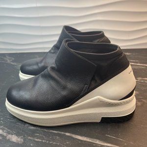 CINZIA ARAIA Leather Sneakers Black EUR 38/US 7-7.5
